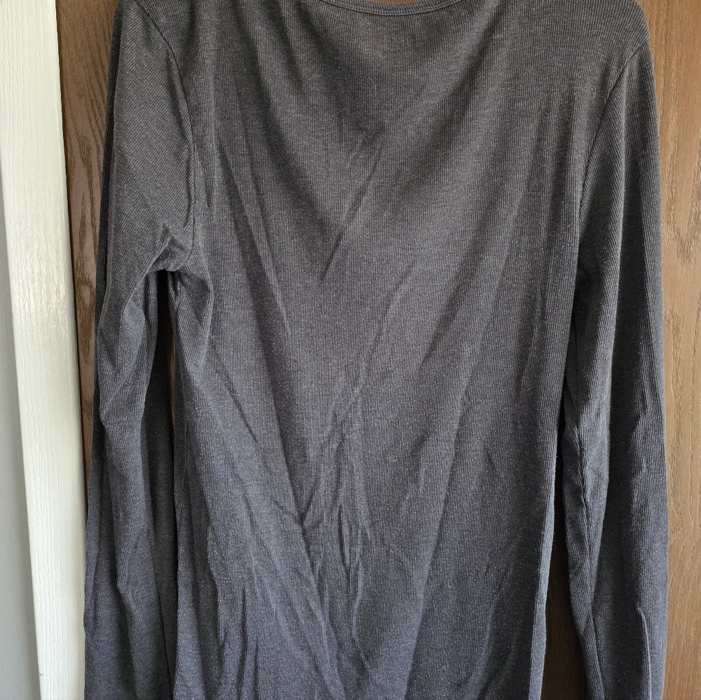 Time and Tru Charcoal Long Sleeve Tee